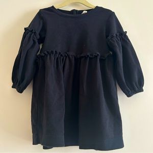Kate Quinn l Toddler ruffle smocked dress l Black l size 2T